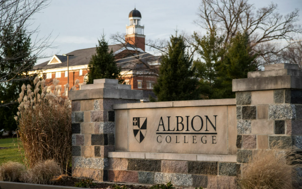 An exterior view of the campus of Albion College, an educational partner with Jackson Preparatory & Early College